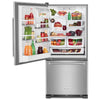 Pictures of KitchenAid 18.7 cu. ft. Bottom Freezer Refrigerator in Stainless Steel 31133SD136 - KRBL109ESS - Scratch & Dent (Moderate) - Neu Appliance Outlet - Discount Appliance Outlet in Austin, Tx