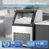 COWSAR 80-lb Ice Per day Cubed Ice Maker in Stainless Steel 25137SD734 - 58036RCI0-STEEL - New in Box