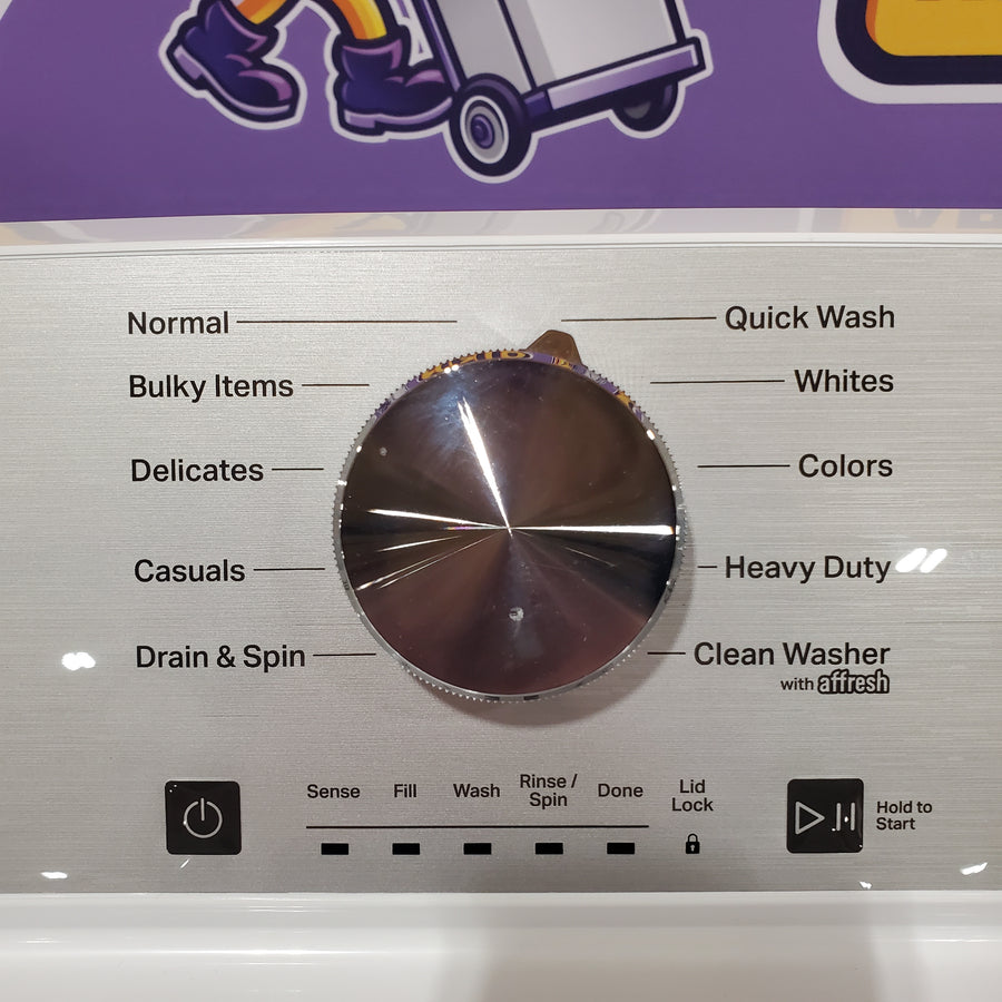 Maytag 4.5 cu. ft. Capacity Top Load Washer with Power™ Agitator and Deep Fill MVW4505MW - Open Box and Maytag 7.0 cu. ft. Capacity Top Load Electric Wrinkle Prevent Dryer 16257 - MED4500MW - Scratch & Dent (Minor)