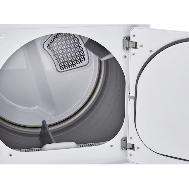 LG ENERGY STAR 7.3 cu. ft. Gas Dryer with Dial-A Cycle Knob and FlowSense Duct Clogging Indicator  31131SD56 - DLG6101W - Scratch & Dent (Major)
