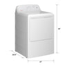 Pictures of Hotpoint 6.2 cu. ft. Capacity Electric Dryer with Up To 120 ft. Venting and Shallow Depth GE99235 - HTX26EASWWW - New in Box - Neu Appliance Outlet - Discount Appliance Outlet in Austin, Tx