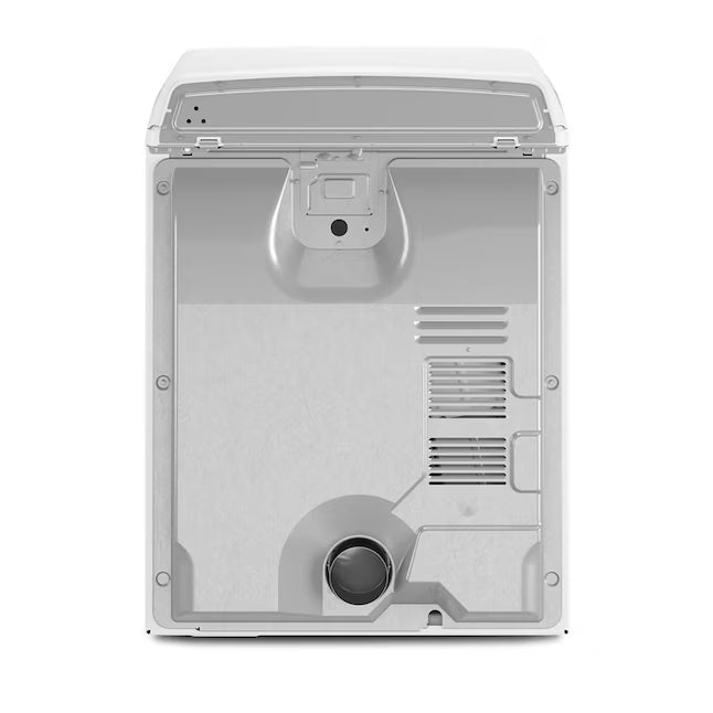 Whirlpool White Top Load 4.6 Cu. Ft. Washer with Built-In Faucet WTW5010LW - Scratch & Dent (Minor) and Whirlpool White Electric 7.0 Cu. Ft. Dryer with Moisture Sensing 16201 - WED5010LW - Scratch and Dent (Minor)