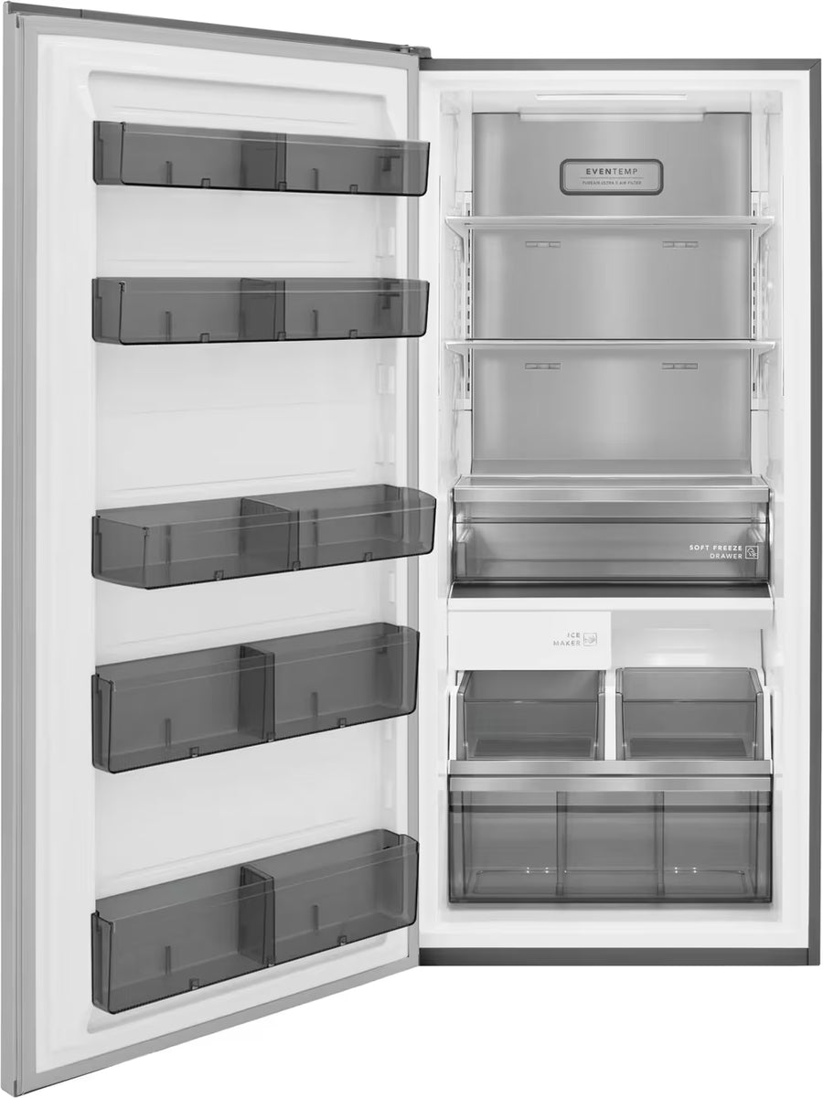 Frigidaire Professional 19 Cu. Ft. Single-Door Refrigerator in Stainless Steel FPRU19F8WF - Scratch & Dent (Minor) and Frigidaire Professional 19 Cu. Ft. Single-Door Freezer FPFU19F8WF - Scratch & Dent (Moderate)