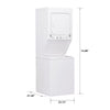 Pictures of GE Unitized Spacemaker® 2.3 cu. ft. Capacity Washer with Stainless Steel Basket and 4.4 cu. ft. Capacity Electric Dryer GE9936 - GUD24ESSMWW - New in Box - Neu Appliance Outlet - Discount Appliance Outlet in Austin, Tx