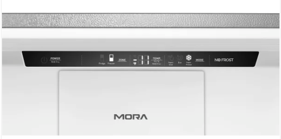 Mora 17.2 cu. ft. Counter Depth Bottom Freezer Refrigerator with LED Interior Lighting 30134SD205 - MRB172N6ASE - Scratch & Dent (Moderate)