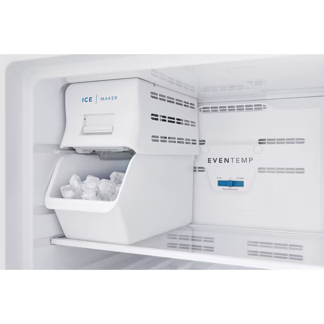Frigidaire 14 Cu. Ft. Top Freezer Refrigerator in Fingerprint Resistant Stainless Steel FFHT1425VV - Scratch & Dent (Moderate)