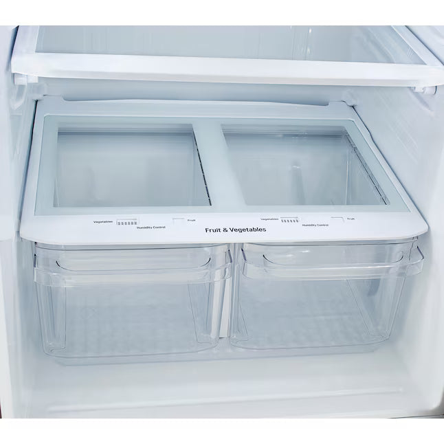 LG 20 cu. ft. 30 Inch Wide Top Freezer Refrigerator in Stainless Steel 21SD008 - LTCS20020S - Scratch & Dent (Minor)