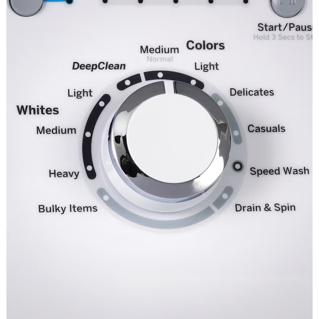 GE White Top Load 4.0 Cu. Ft. Capacity Washer with Stainless Steel Wash Basket GTW325ASWWW - Open Box and GE White Electric Aluminized Alloy Drum 7.2 Cu. Ft. Dryer with Sensor Dry and Extended Tumble 16234 - GTD45EASJWS - Certified Refurbished
