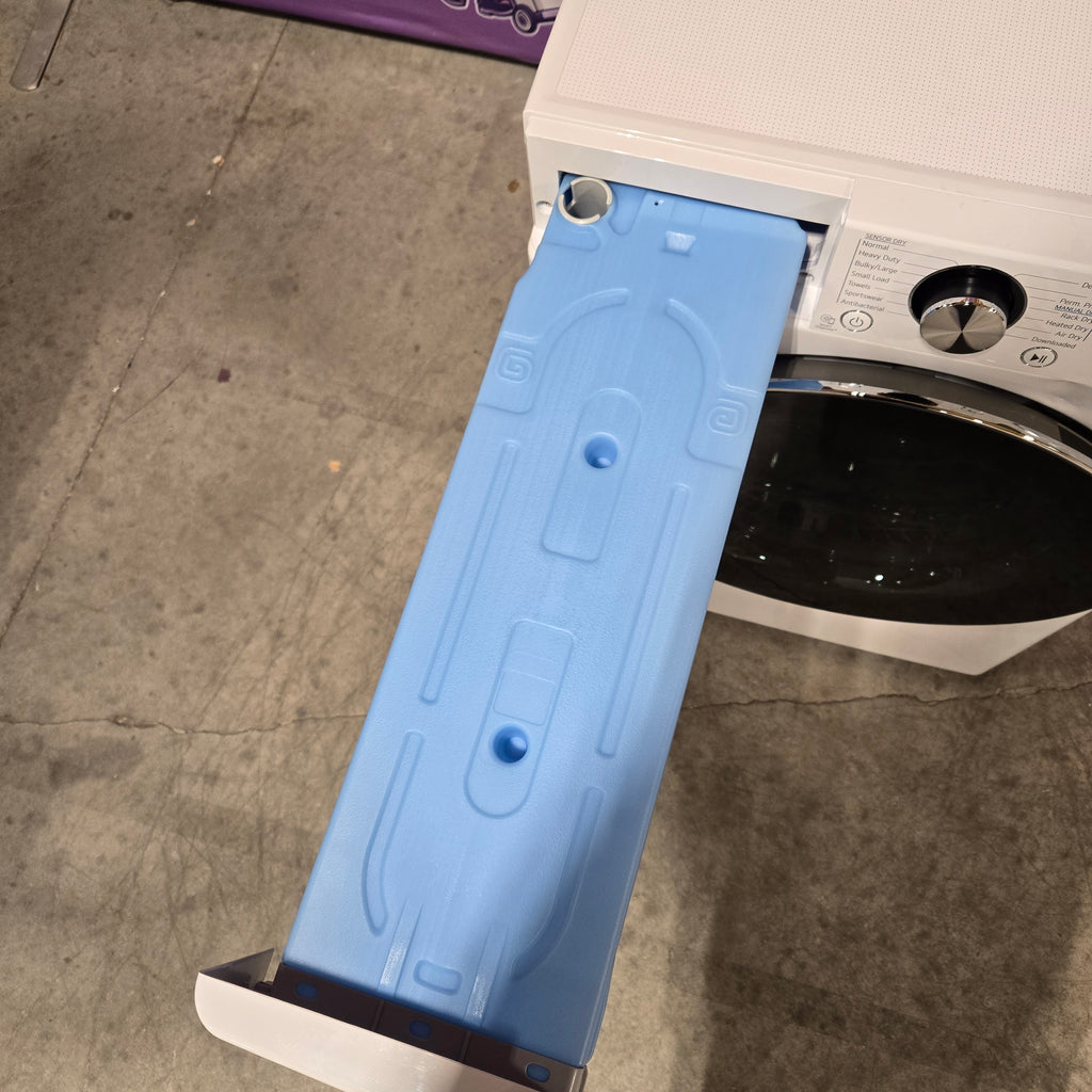 Pictures of LG 2.4 cu.ft. Compact Front Load Washer with Built-In Intelligence WM1455HWA - Scratch & Dent (Minor) and LG 4.2 cu.ft. Smart wi-fi Enabled Compact Front Load Dryer with Dual Inverter HeatPump™ Technology 16215 - DLHC1455W - Open Box - Neu Appliance Outlet - Discount Appliance Outlet in Austin, Tx