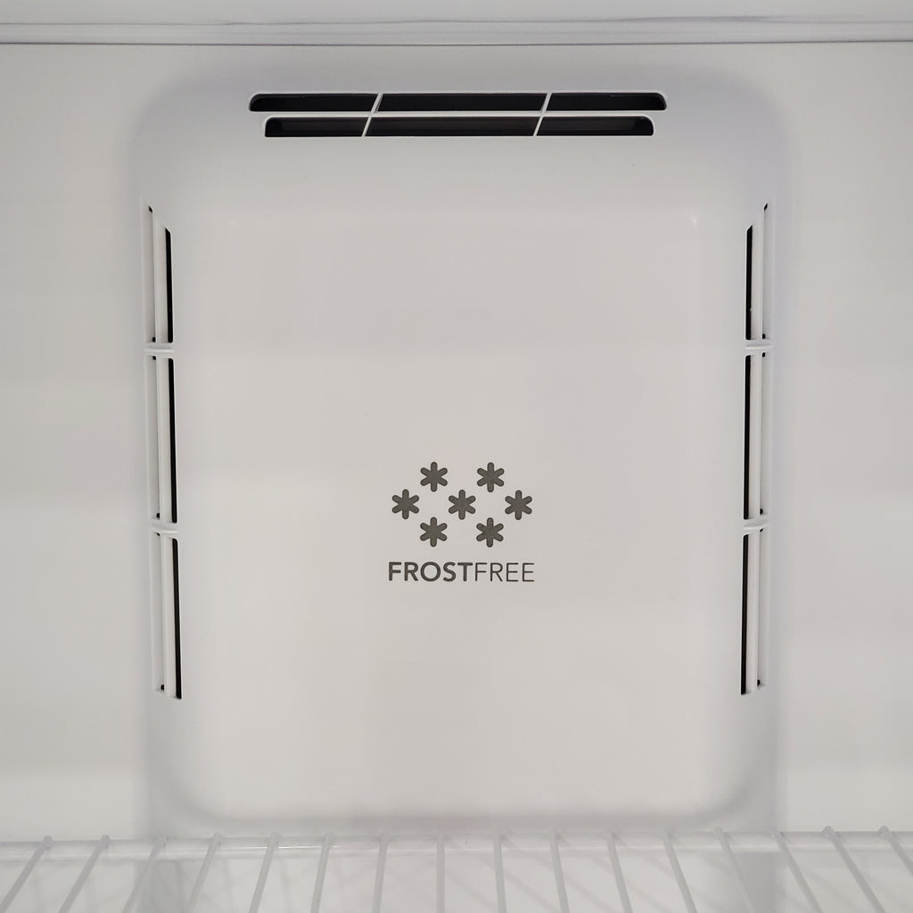 Frigidaire Top Freezer 18 Cu. Ft. Capacity Refrigerator with Spacious Interior Storage and Bright LED Lighting in White 3SD1058 - FFHT1822UW - Scratch and Dent (Minor)