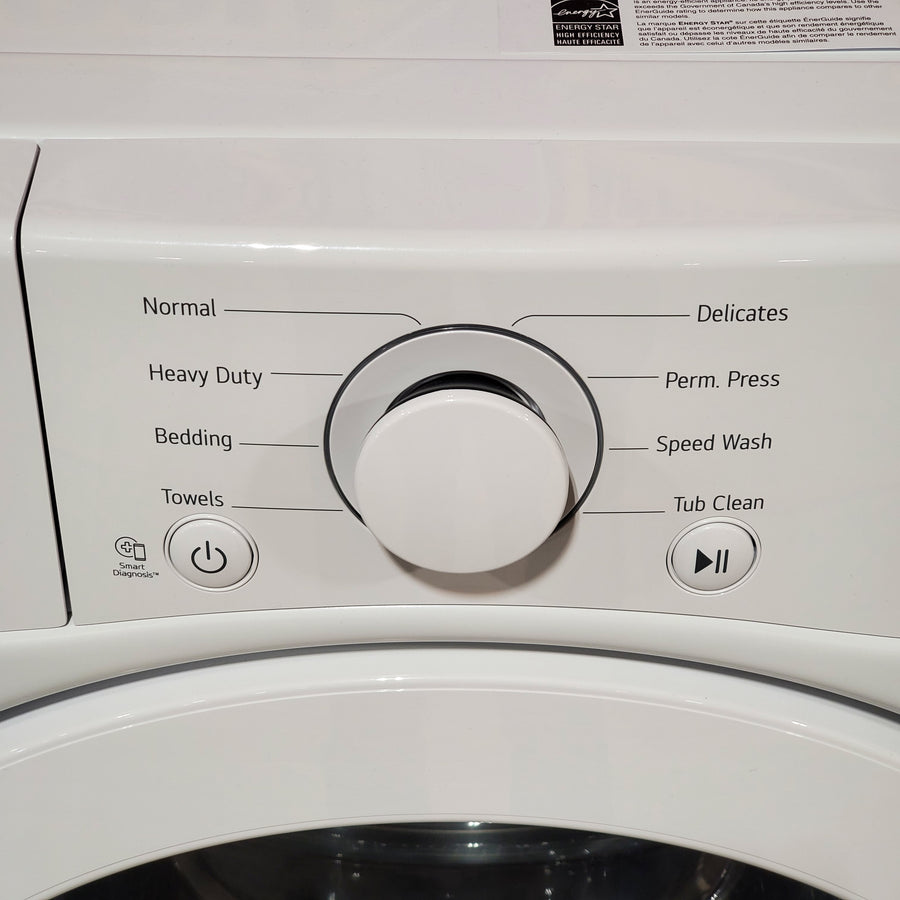 LG Ultra Large Capacity Front Load 4.5 Cu. Ft. Washer in White with ColdWash Technology WM3400CW - New in Box and LG 7.4 cu. ft. Large Capacity Electric Dryer in White 16258 - DLE3400W - Open Box