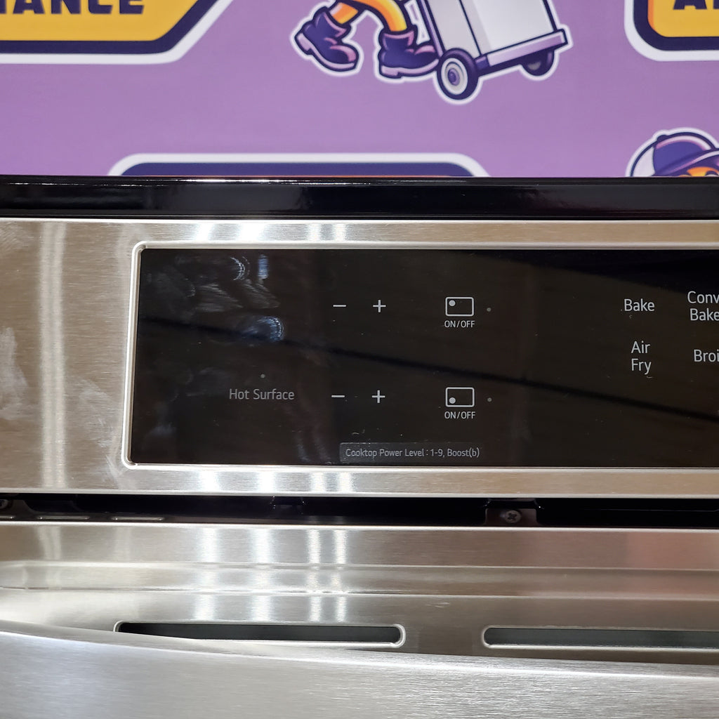 LG 6.3 cu. ft. Smart Induction Slide-in Range with Convection and Air Fry 3SD909 - LSIL6332FE - Open Box