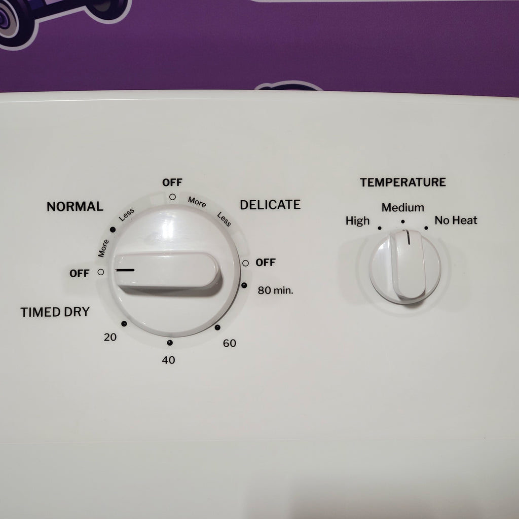 Pictures of Hotpoint 6.2 cu. ft. Capacity Electric Dryer with Up To 120 ft. Venting and Shallow Depth 25SD091 - HTX26EASWWW - Open Box - Neu Appliance Outlet - Discount Appliance Outlet in Austin, Tx