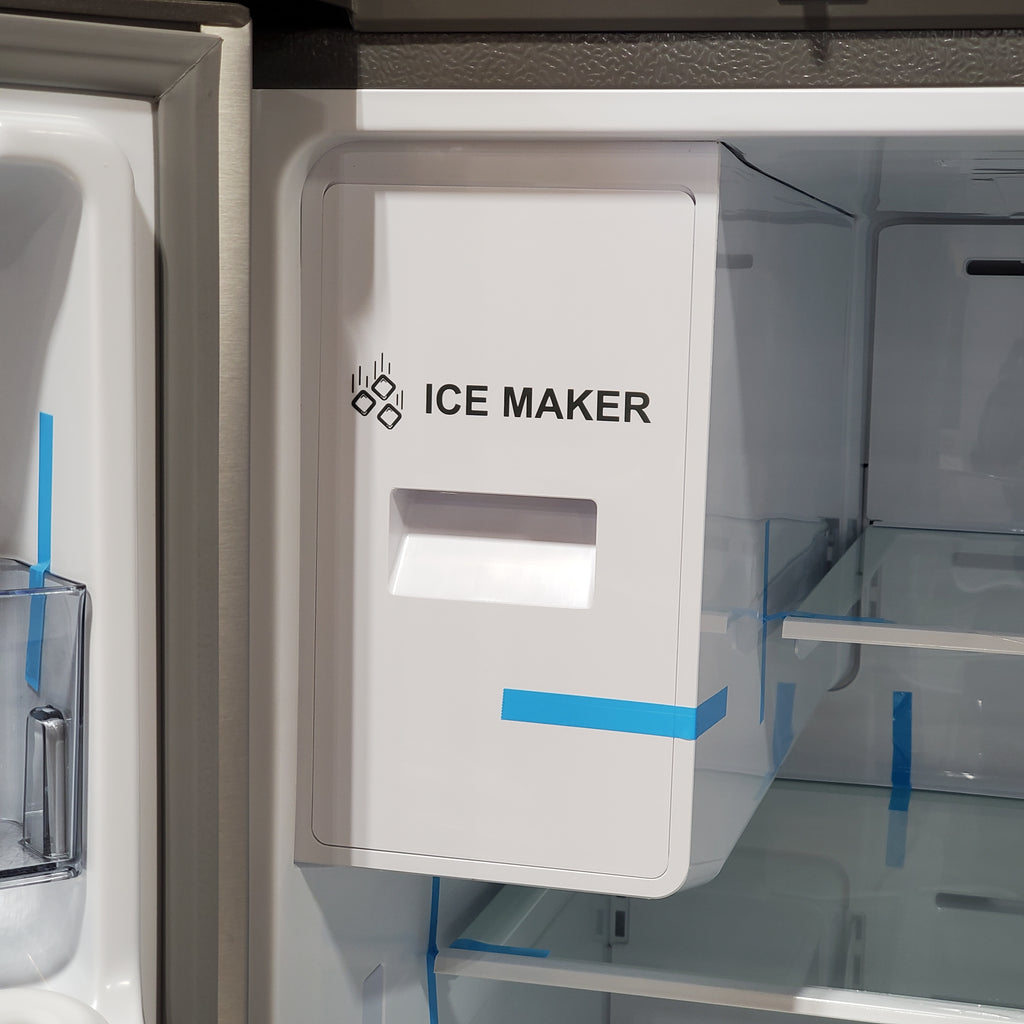 Hisense PureFlat 25.6-cu ft 4-Door Smart French Door ENERGY STAR Refrigerator in Stainless Steel with Ice Maker, Water and Ice Dispenser 24SD52 - HRM260N6TSE - Scratch & Dent (Moderate)