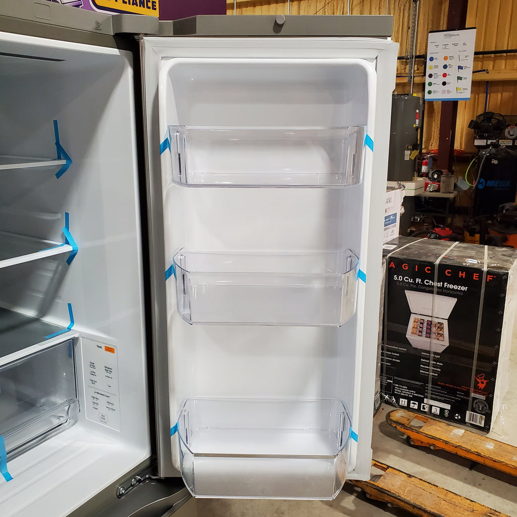 LG 29 cu. ft. Smart Standard-Depth MAX™ 4-Door French Door Refrigerator with Full-Convert Drawer™ in Print Proof Stainless Steel 22SD033 - LF29H8330S - Open Box