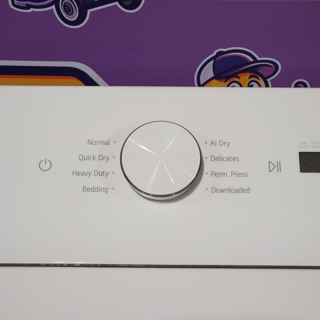 LG 7.3 cu. ft. Ultra Large Capacity Rear Control Gas Dryer with AI Sensing and ThinQ® Smart Features 25SD101 - DLG8201W - Scratch & Dent (Minor)