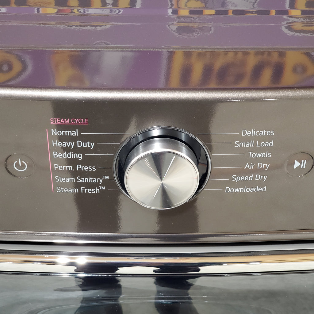 Pictures of LG Black Steel 9.0 cu. ft. Mega Capacity Smart wi-fi Enabled Front Load Electric Dryer with TurboSteam™ and Built-In Intelligence 6SD67 - DLEX8900B - Open Box - Neu Appliance Outlet - Discount Appliance Outlet in Austin, Tx