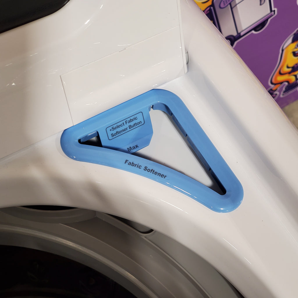 Frigidaire 4.1 Cu. Ft. Top Load Washer with 12 Wash Cycles and Quick Wash Cycle FFTW4120SW - Scratch and Dent (Minor) and Frigidaire 7 Cu. Ft. Electric Dryer in White 16116 - FLVE7523BW - Scratch & Dent (Moderate)