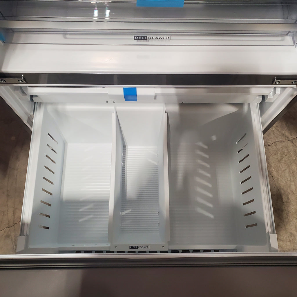 Whirlpool French Door 31 Cu. Ft. Refrigerator with Total Coverage Cooling in Fingerprint Resistant Stainless Steel 5SD269 - WRFF3136SZ - Scratch & Dent (Minor)