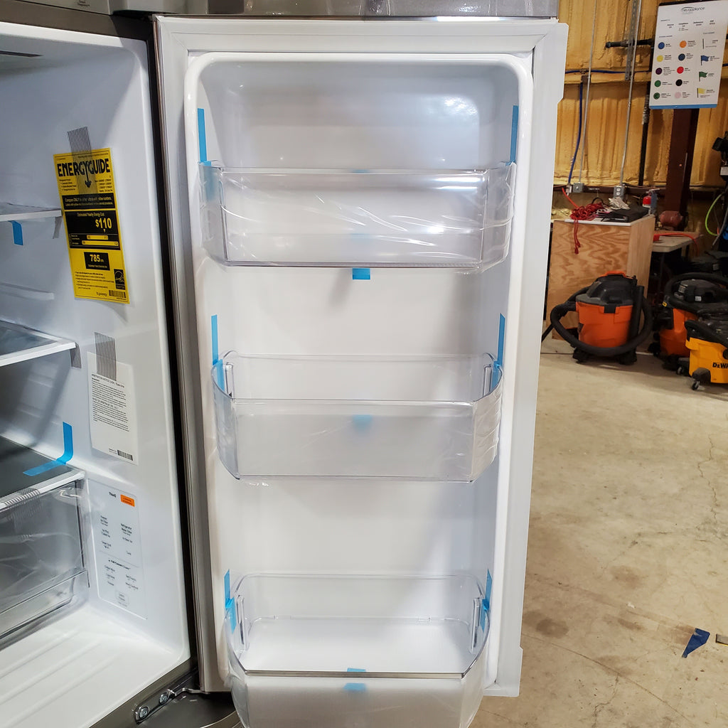 LG 29 cu. ft. Smart Standard-Depth MAX™ 4-Door French Door Refrigerator with Full-Convert Drawer™ in Print Proof Stainless Steel 3SD931 - LF29H8330S - Open Box