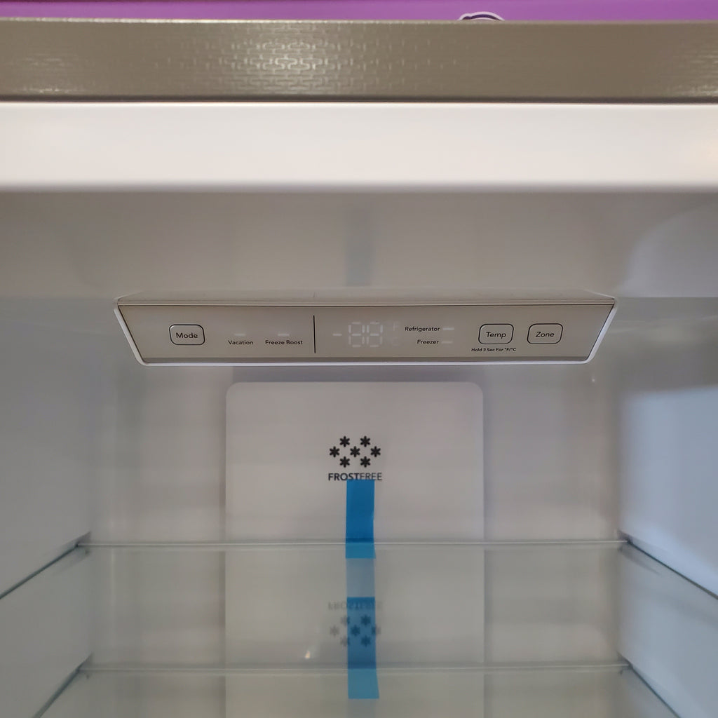 Frigidaire 12 Cu. Ft. 24-inch Wide Garage Ready Bottom Freezer Refrigerator in Stainless Steel 3SD1007 - FRBG1224AV - Scratch & Dent (Moderate)