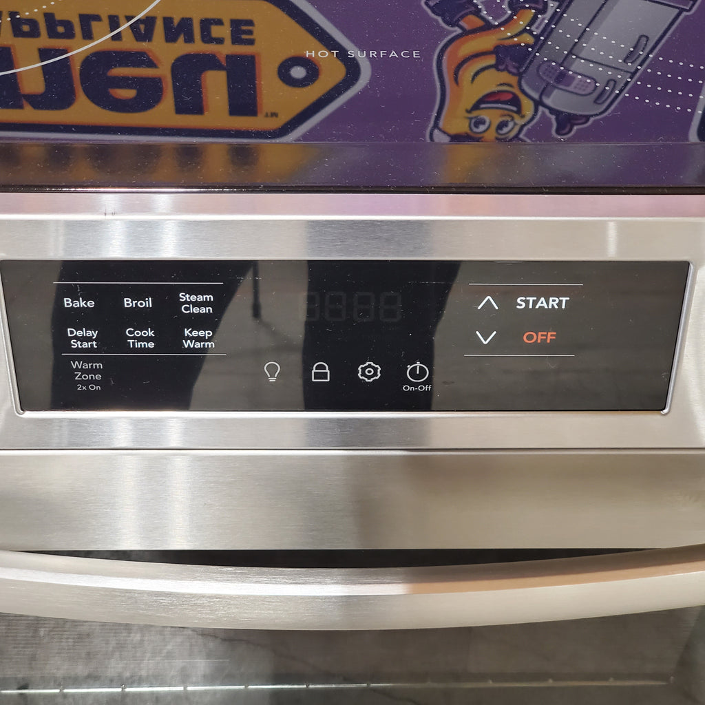 Pictures of Frigidaire Stainless Steel Electric Range with Steam Clean and Even Bake Technology 3SD936 - FCFE3062AS - Open Box - Neu Appliance Outlet - Discount Appliance Outlet in Austin, Tx