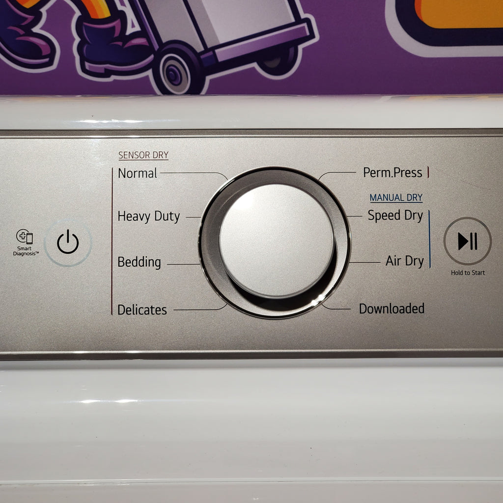 Pictures of LG 7.3 cu. ft. Ultra Large Capacity Smart Wi-Fi Enabled Electric Dryer with Sensor Dry Technology 1CR05113 - DLE7300WE - Certified Refurbished - Neu Appliance Outlet - Discount Appliance Outlet in Austin, Tx