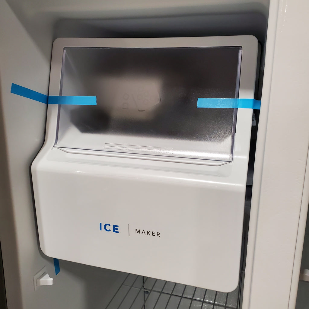 Pictures of Frigidaire 25.6-cu ft ENERGY STAR Side-by-Side Refrigerator with Ice Maker in Fingerprint Resistant Stainless Steel 22SD031 - FRSS26L3AF - Scratch & Dent (Minor) - Neu Appliance Outlet - Discount Appliance Outlet in Austin, Tx