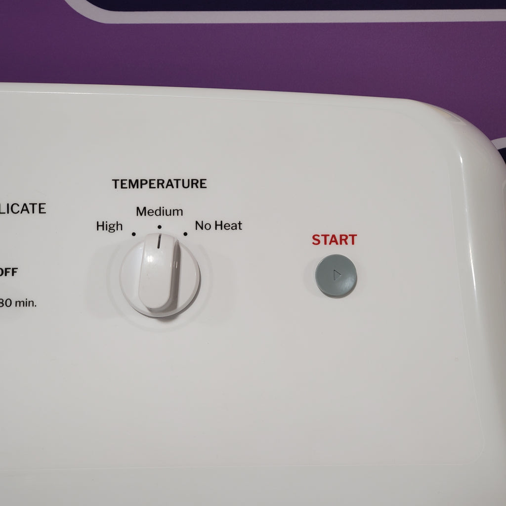 Pictures of Hotpoint® 4.0 cu. ft. Capacity Washer with Cold Plus and Water Level Control HTW265ASWWW - Scratch & Dent (Moderate) and Hotpoint® 6.2 cu. ft. vented Electric Dryer with Auto Dry 16101 - HTX26EASWWW - Scratch & Dent (Minor) - Neu Appliance Outlet - Discount Appliance Outlet in Austin, Tx