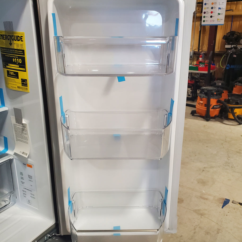 LG 29 cu. ft. Smart Standard-Depth MAX™ 4-Door French Door Refrigerator with Full-Convert Drawer™ in Print Proof Stainless Steel 5SD271 - LF29H8330S - Scratch & Dent (Moderate)