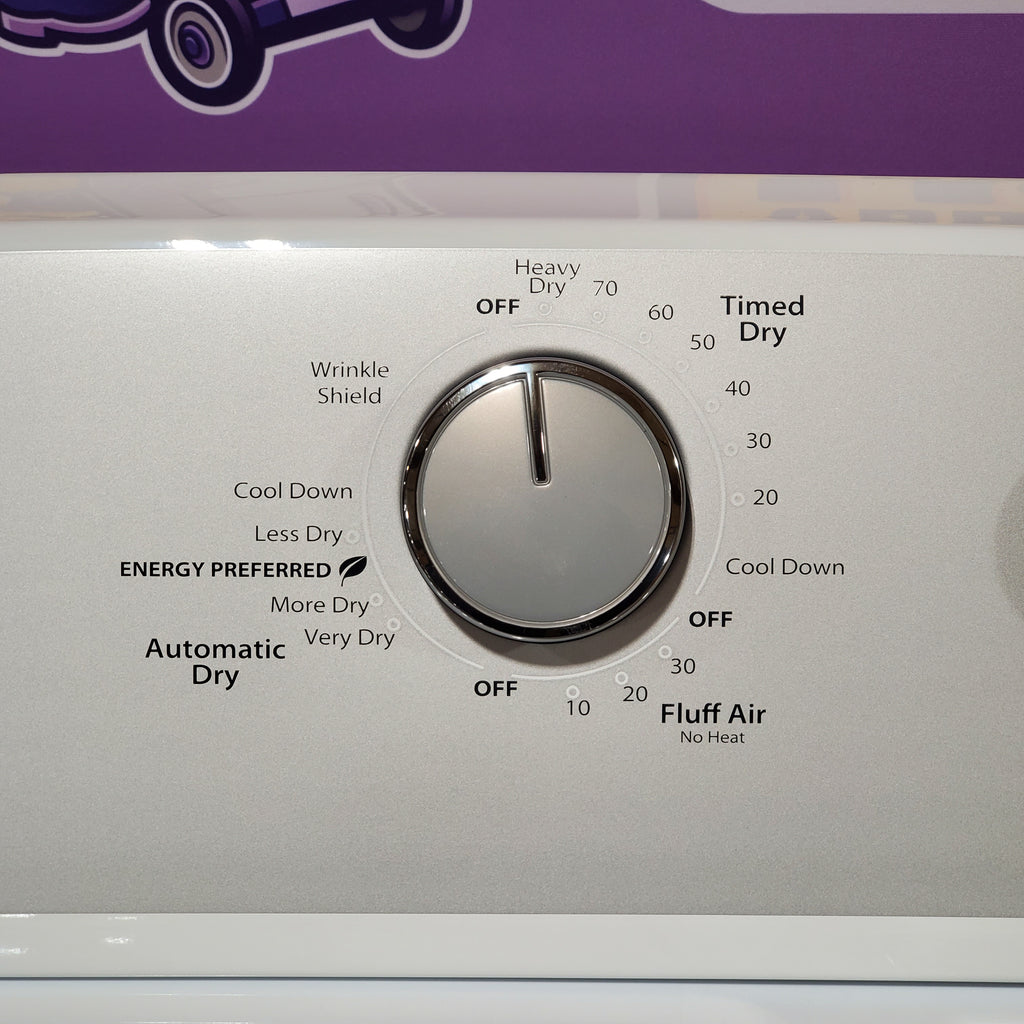 Pictures of Whirlpool White Electric Extra Large 7.0 Cu. Ft. Dryer with Wrinkle Shield 6SD87 - WED4815EW - Open Box - Neu Appliance Outlet - Discount Appliance Outlet in Austin, Tx