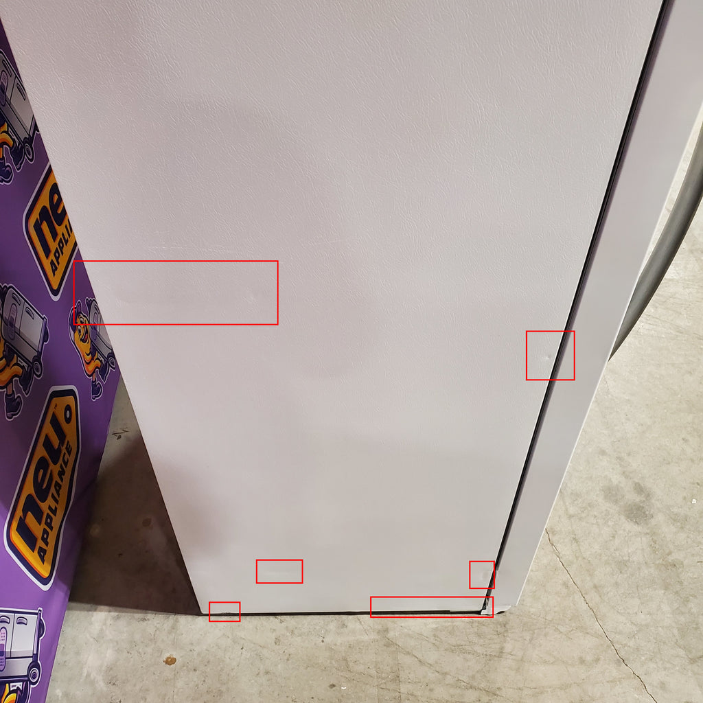 Pictures of Frigidaire 20 Cu. Ft. Energy Star Garage Ready Single-Door Refrigerator in White 20SD85 - FRAE2024AW - Scratch & Dent (Minor) - Neu Appliance Outlet - Discount Appliance Outlet in Austin, Tx