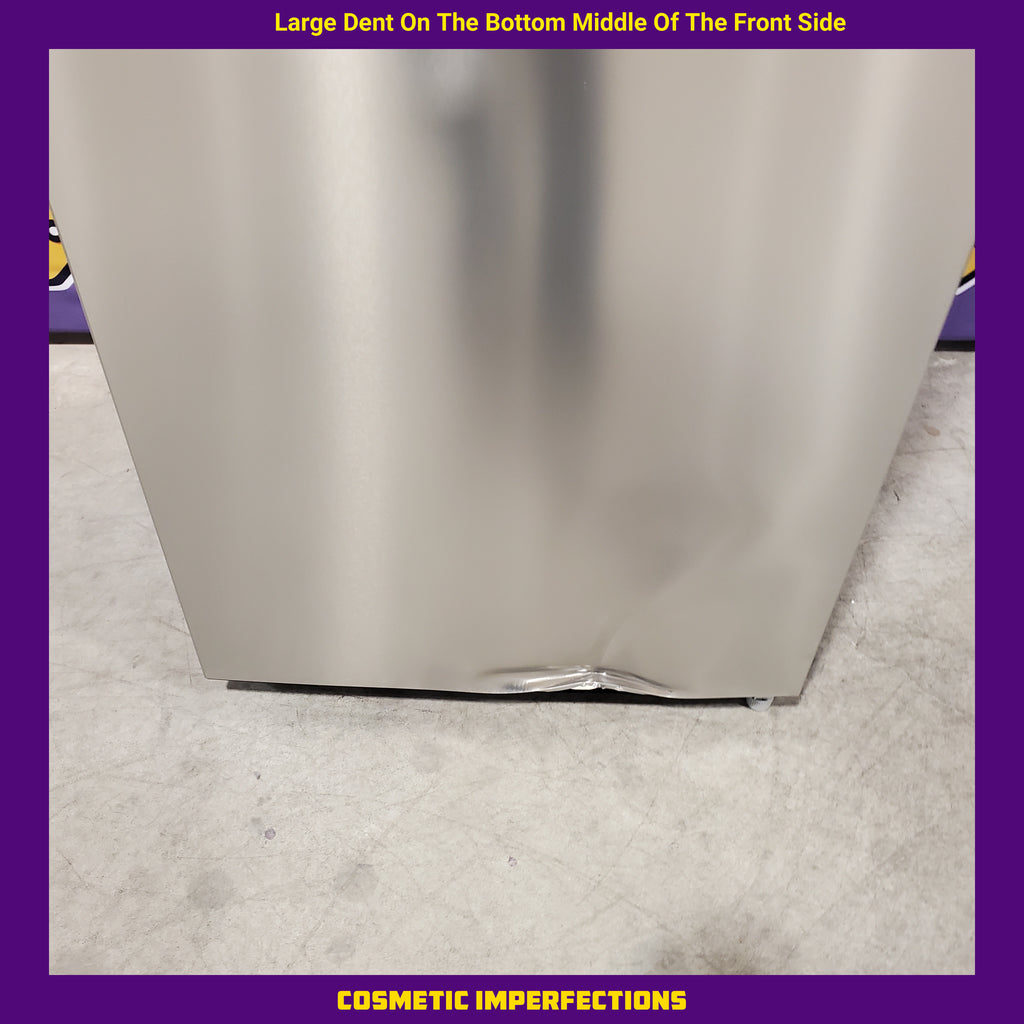 Vissani 18 cu. ft. Top Freezer Refrigerator in Stainless Steel, Garage Ready 25131SD308 - MDTF18SSR - Scratch & Dent (Moderate)