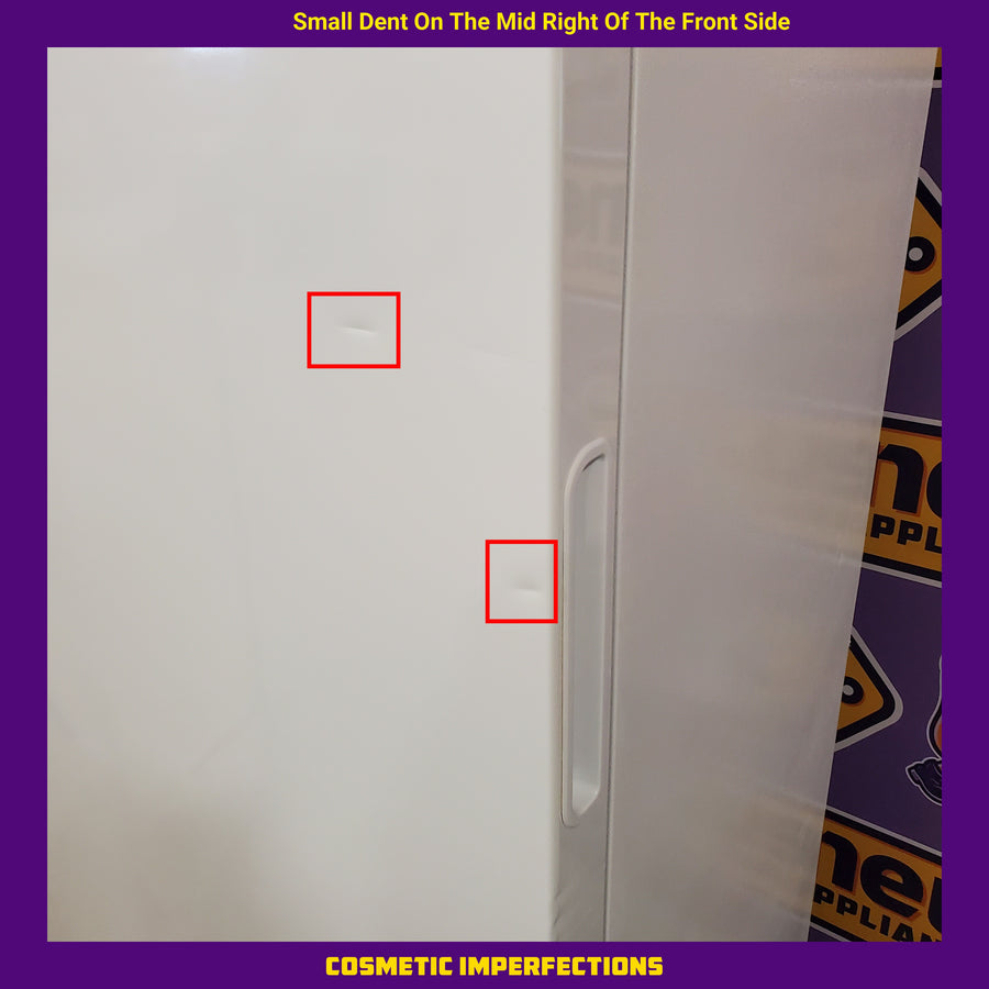 Frigidaire 20 Cu. Ft. Energy Star Garage Ready Upright Freezer in White 22136SD343 - FFUE2022AW - Scratch & Dent (Moderate)