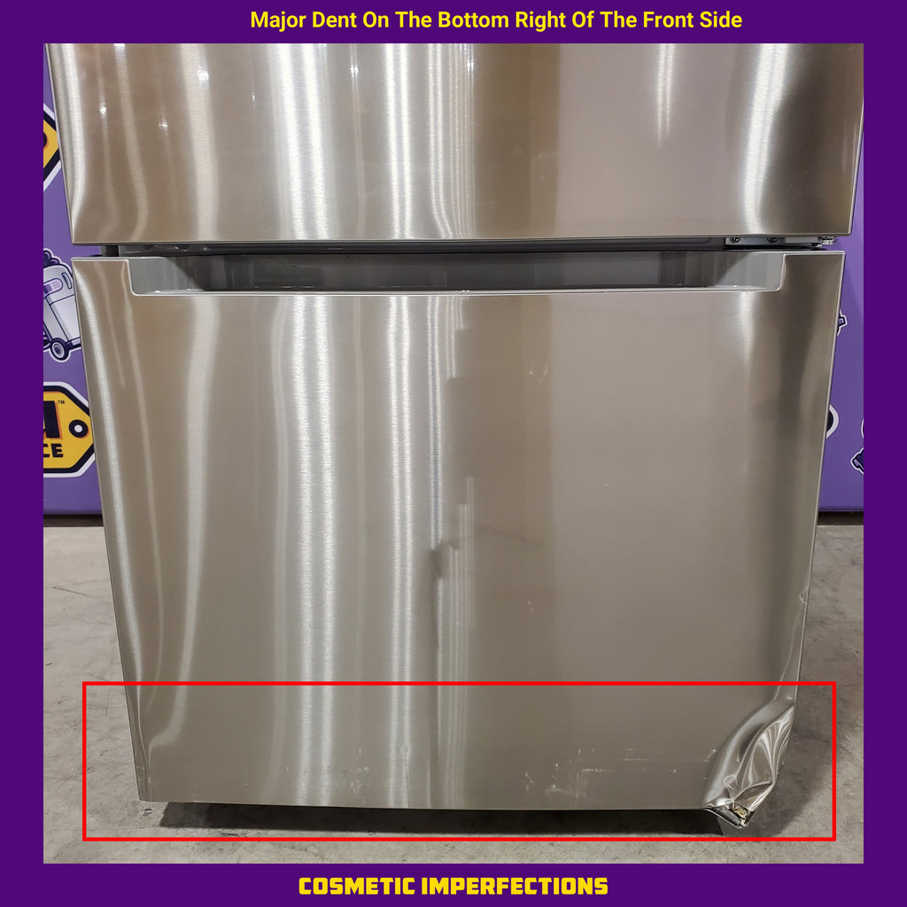 Vissani 18.7 cu. ft. Bottom Freezer Refrigerator in Stainless Steel 25138SD751 - MDBF18SS - Scratch & Dent (Major)