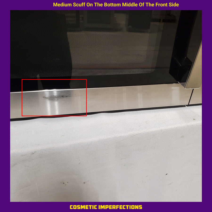 GE® 1.6 Cu. Ft. Over-the-Range Microwave Oven in Stainless Steel SA673 - JVM3160RFSS - Scratch & Dent (Moderate)