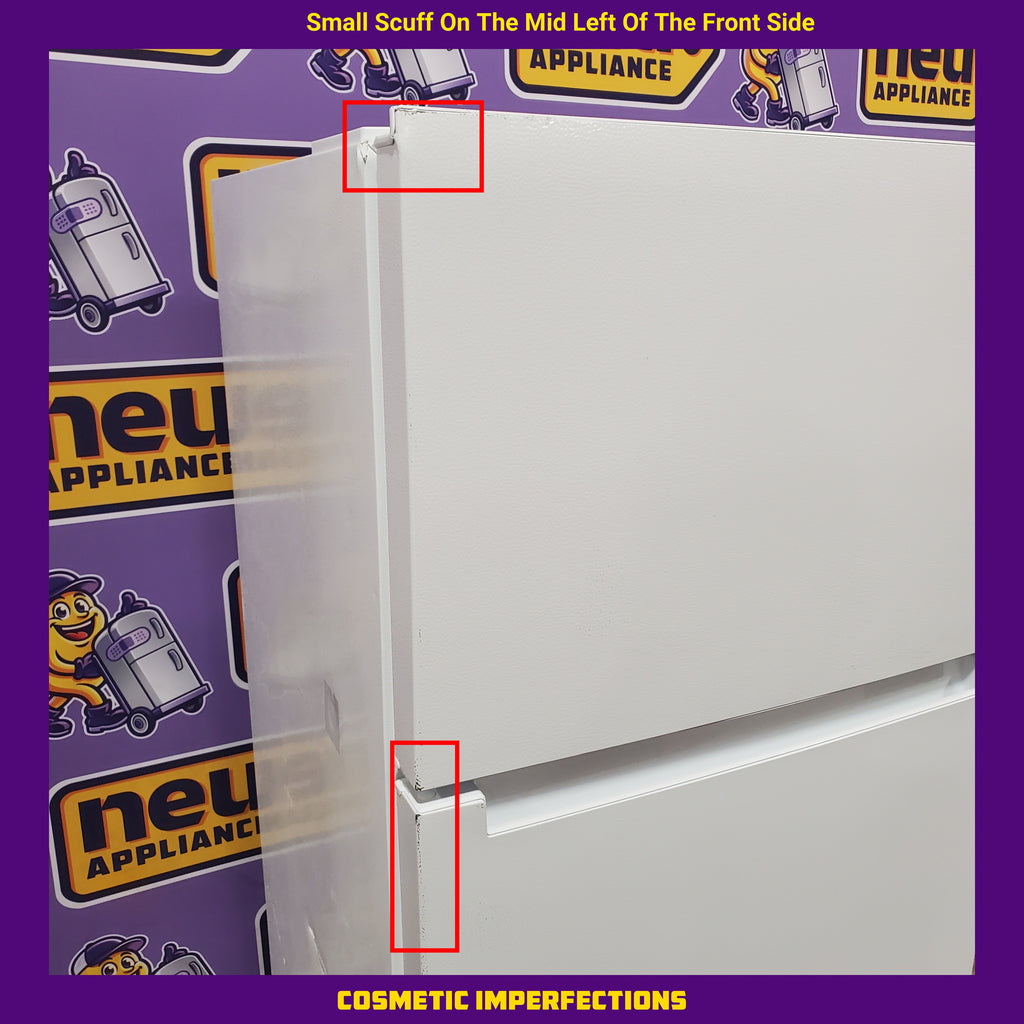 Vissani 14.2 cu. ft. Top Freezer Refrigerator in White, Garage Ready 251310SD884 - MDTF14WH5 - Scratch & Dent (Moderate)