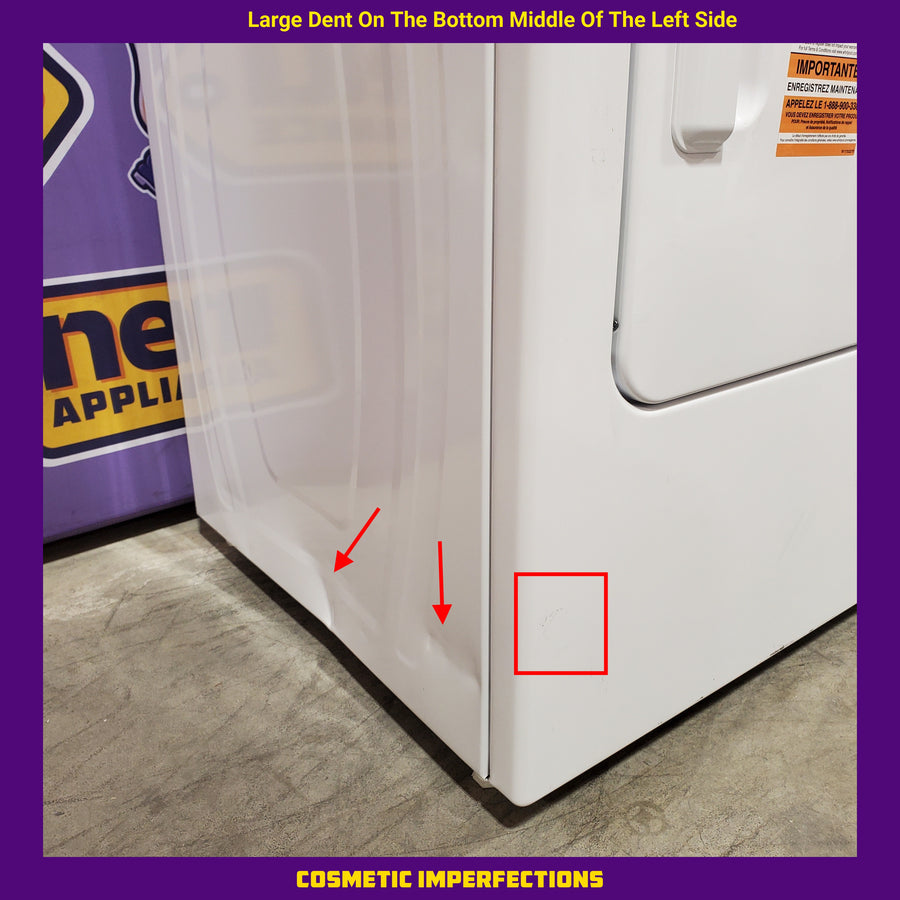 Maytag Top Load 4.8 cu ft Washer with Deep Fill and Slow-Close Glass Lid MVW6200KW - Scratch & Dent (Minor) and Maytag 7.0 cu ft Electric Dryer with Moisture Sensing and Quick Dry Cycle 16200 - MED6200KW - Scratch & Dent (Moderate)