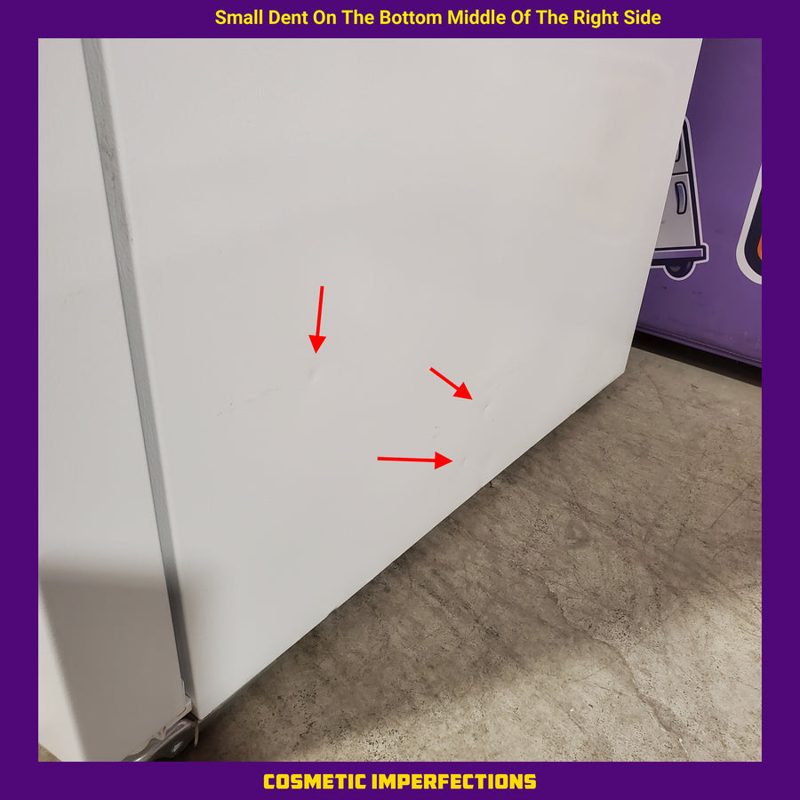 Frigidaire 30" Wide Garage Ready Top Freezer 18 Cu. Ft. Refrigerator with EvenTemp Cooling System and Spacious Interior Storage in White 22136SD273 - FFTR1814WW - Scratch & Dent (Moderate)