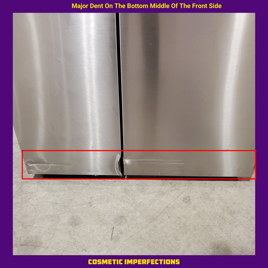 LG 27 cu. ft. Standard-Depth, Side-by-side Refrigerator, with Ice and Water and Bar Handle Design 22136SD272 - LS27T3230S - Scratch & Dent (Major)