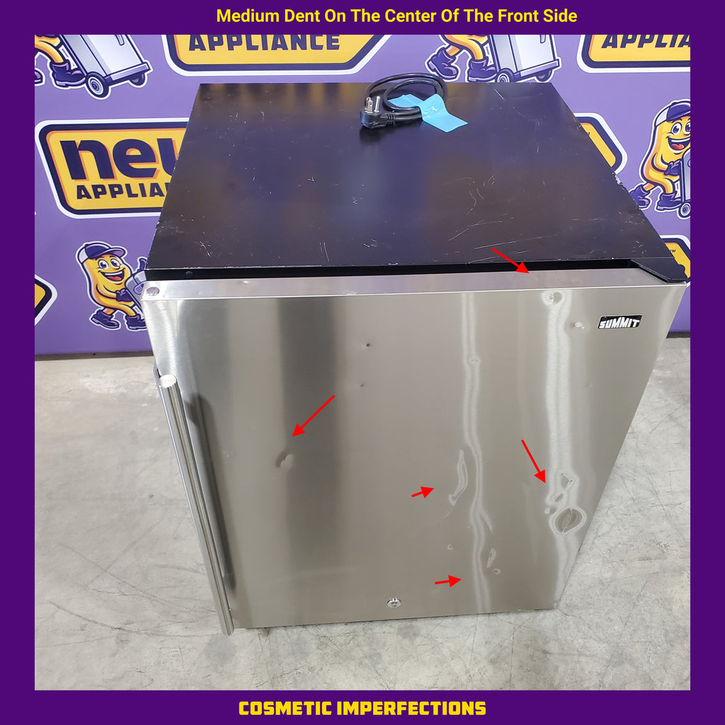 Pictures of Summit 24 in. 4.8 cu. ft. Freezerless Counter Depth Mini Refrigerator in Stainless Steel - Neu Appliance Outlet - Discount Appliance Outlet in Austin, Tx