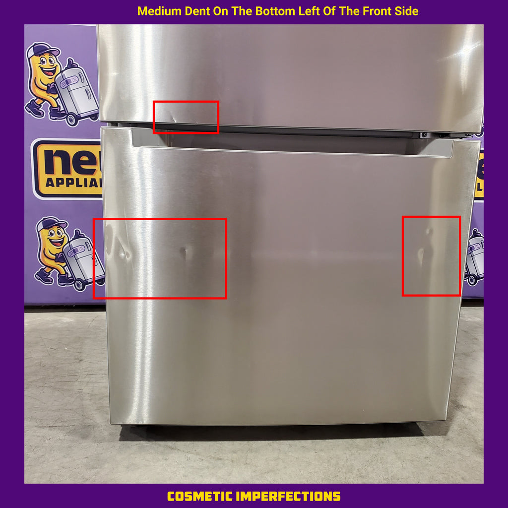 Vissani 18.7 cu. ft. Bottom Freezer Refrigerator in Stainless Steel 25138SD758 - MDBF18SS - Scratch & Dent (Moderate)