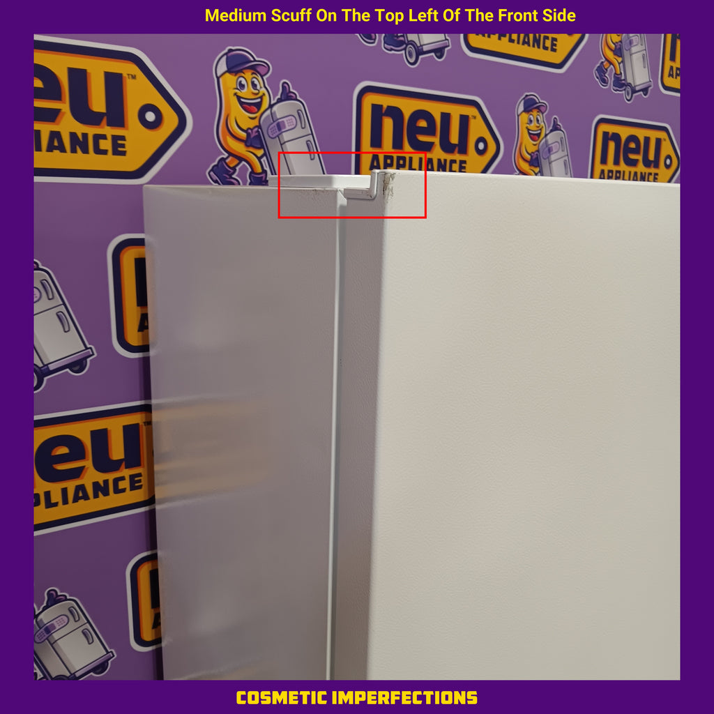 Pictures of Vissani 18.1 cu. ft. Top Freezer Refrigerator with Adjustable Glass Shelving in White, Garage Ready 251312SD979 - MDTF18WHR5 - Scratch & Dent (Major) - Neu Appliance Outlet - Discount Appliance Outlet in Austin, Tx
