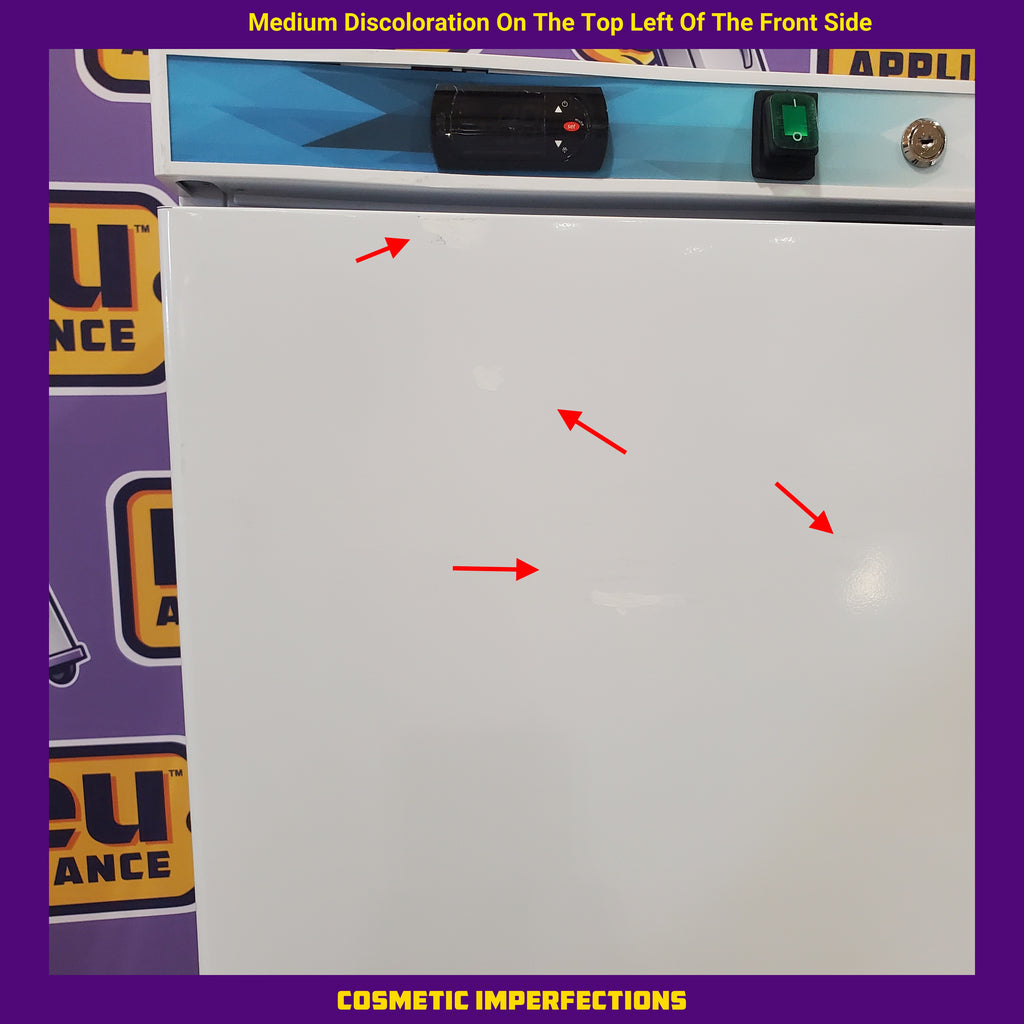 Pictures of Koolmore 12 Cu. ft. Commercial Reach in Freezer in White Manual Defrost KM-FMD12WH - Scratch & Dent (Minor) - Neu Appliance Outlet - Discount Appliance Outlet in Austin, Tx