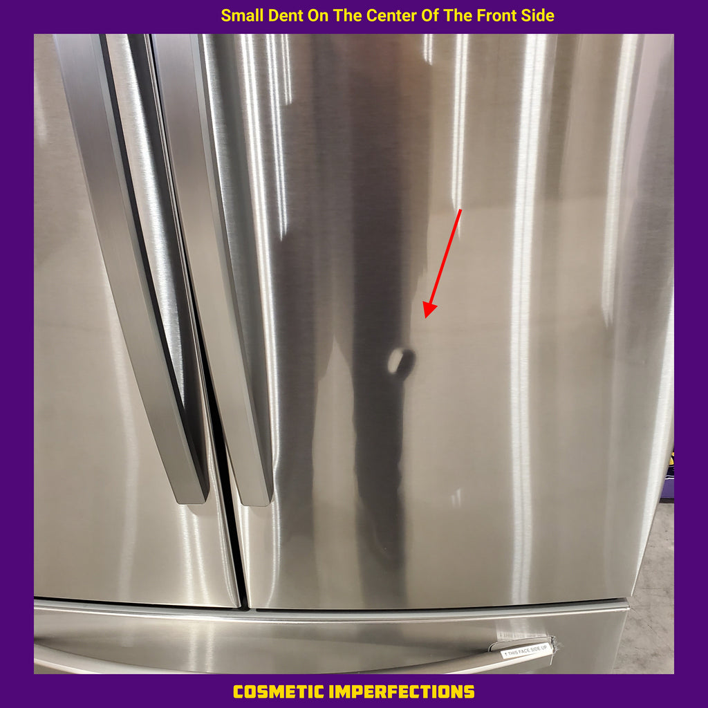 Samsung 28 cu. ft. Large Capacity 3-Door French Door Refrigerator in Stainless Steel 4SD424 - RF28T5001SR - Scratch & Dent (Minor)