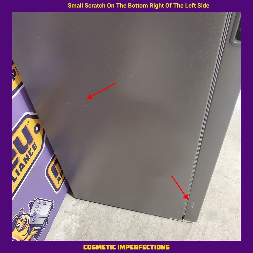 Pictures of Frigidaire 20 Cu. Ft. Garage Ready Upright Freezer in Carbon 20SD090 - FRUF2020AN - Scratch & Dent (Moderate) - Neu Appliance Outlet - Discount Appliance Outlet in Austin, Tx