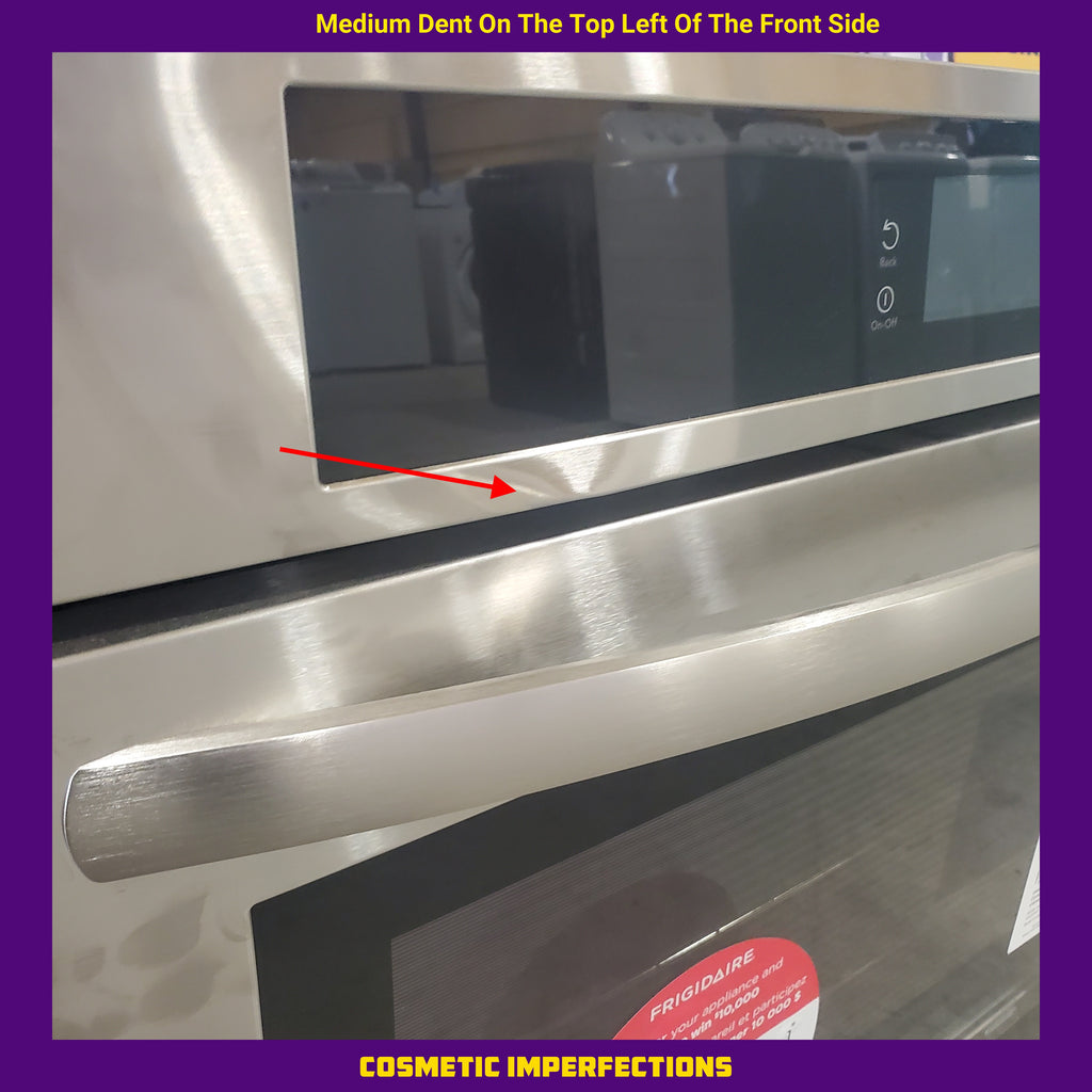 Pictures of Frigidaire Stainless Steel Electric 30 Inch Single Wall Oven with Fan Convection FCWS3027AS - Scratch and Dent (Moderate) - Neu Appliance Outlet - Discount Appliance Outlet in Austin, Tx