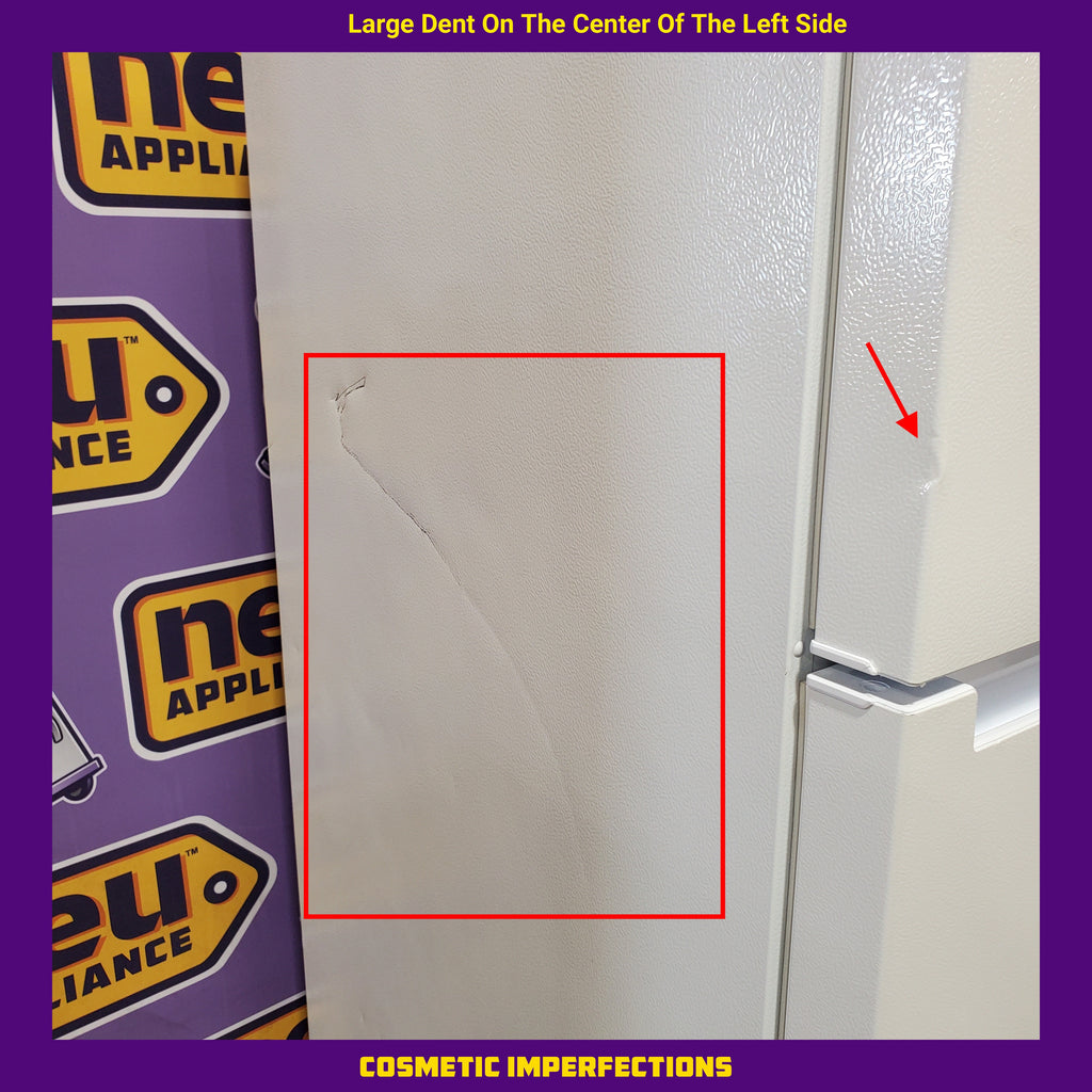 Vissani 18.1 cu. ft. Top Freezer Refrigerator with Adjustable Glass Shelving in White, Garage Ready 251310SD901 - MDTF18WHR5 - Scratch & Dent (Moderate)