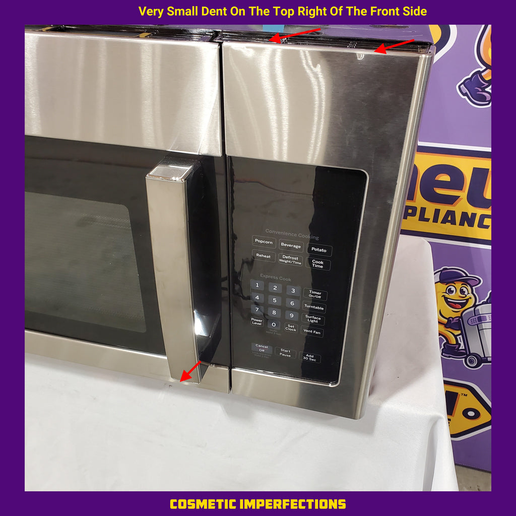 Pictures of GE® 1.6 Cu. Ft. Over-the-Range Microwave Oven 5SD278 - JVM3162RJSS - Scratch & Dent (Moderate) - Neu Appliance Outlet - Discount Appliance Outlet in Austin, Tx