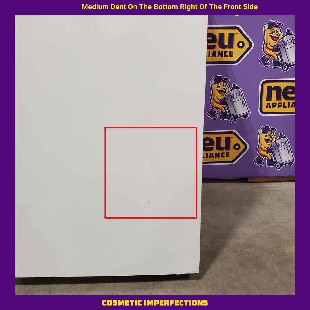 Vissani 14.2 cu. ft. Top Freezer Refrigerator in White, Garage Ready 25138SD748 - MDTF14WH5 - Scratch & Dent (Major)